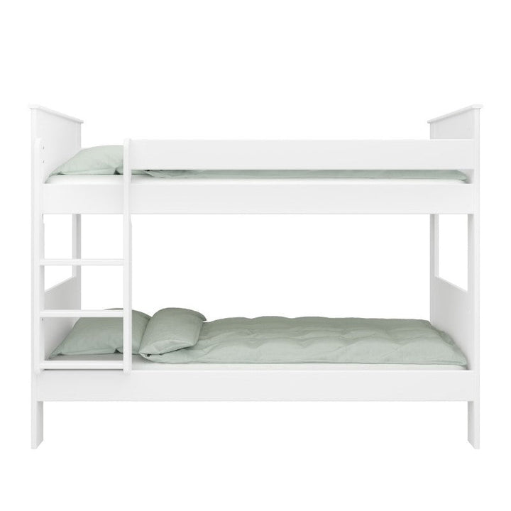 Alba Bunk Bed - White - The Furniture Mega Store