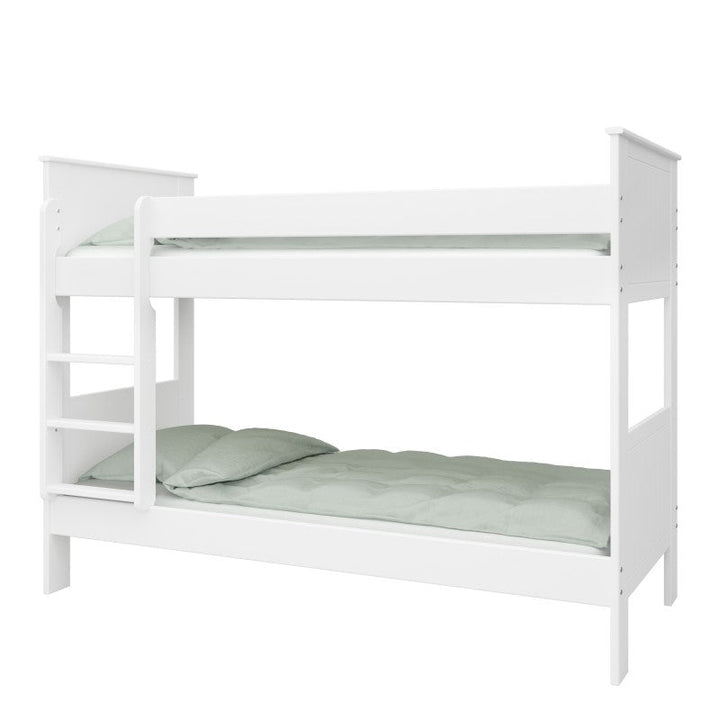 Alba Bunk Bed - White - The Furniture Mega Store