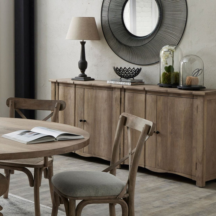 Grove Collection Extra Large 4 Door Sideboard - 200cm - The Furniture Mega Store