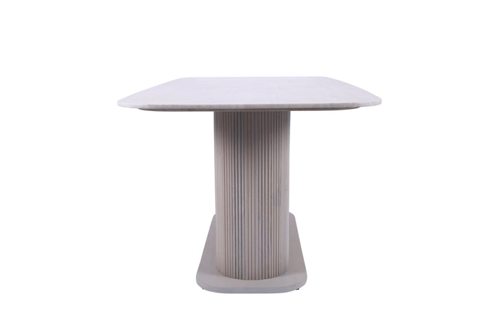 Aimar Marble Rectangular Dining Table - Interior Envy