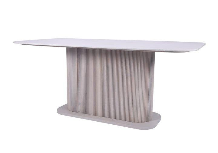 Aimar Marble Rectangular Dining Table - Interior Envy