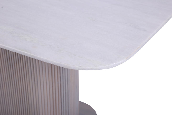 Aimar Marble Rectangular Dining Table - Interior Envy