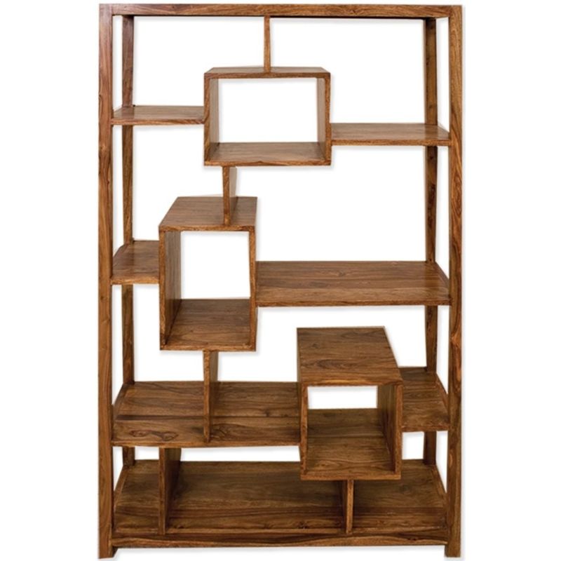 Cuban Petite Sheesham Large Bookcase - The Furniture Mega Store