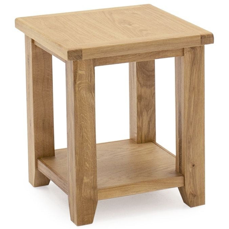 Vida Living Ramore Oak Lamp Table - The Furniture Mega Store