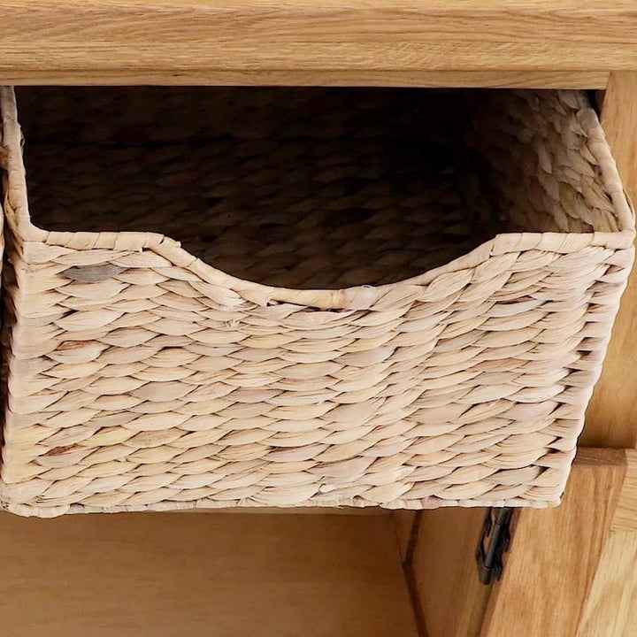 Sailsbury Solid Oak 3 Drawer 2 Door Sideboard - The Furniture Mega Store