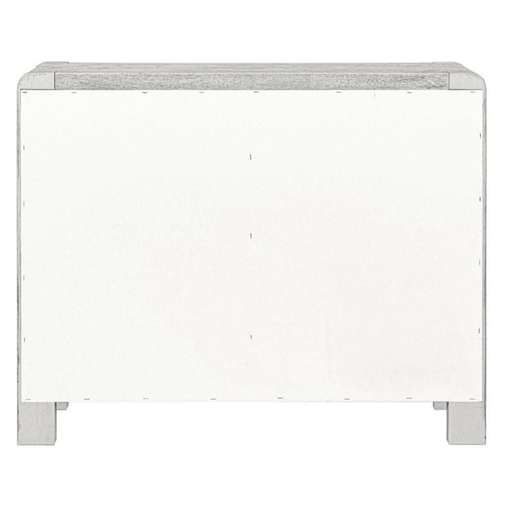 Flora Grey Washed Oak Sideboard, 98.5cm W with 1 Door 3 Drawers - The Furniture Mega Store