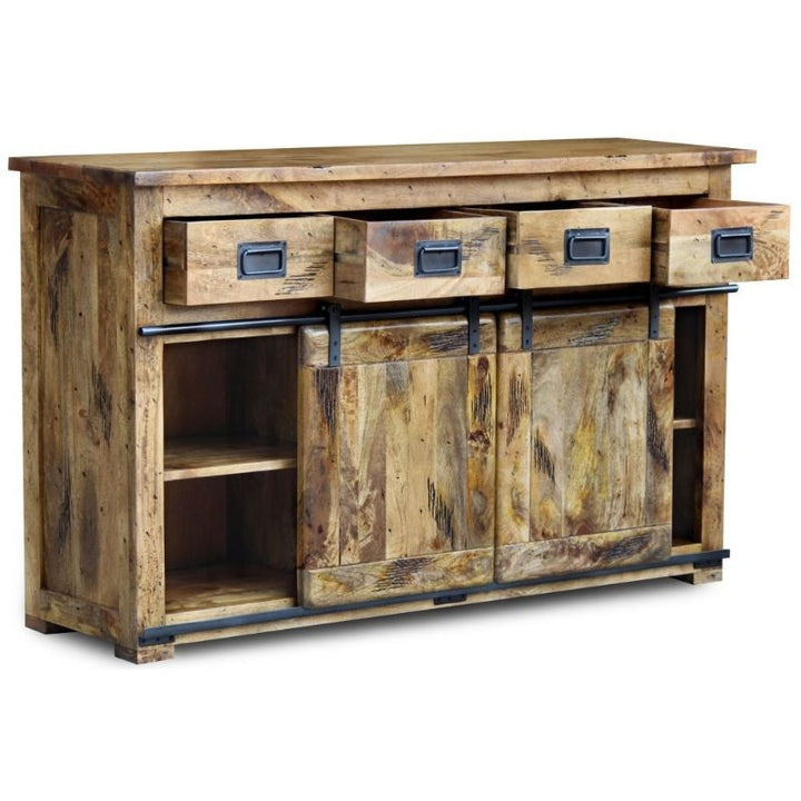 Germain Iron Works Mango Wood Sideboard - The Furniture Mega Store