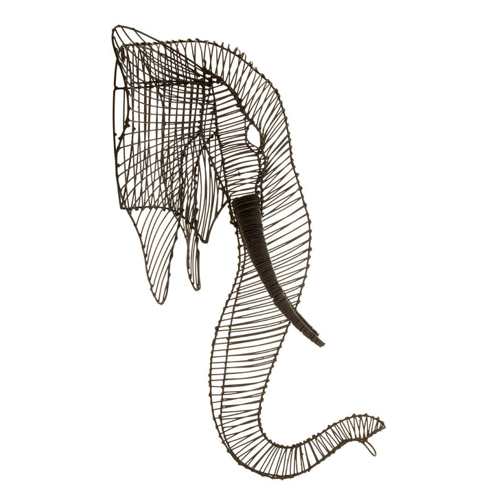 Zania Large Elephant Head - Wall Art - The Furniture Mega Store