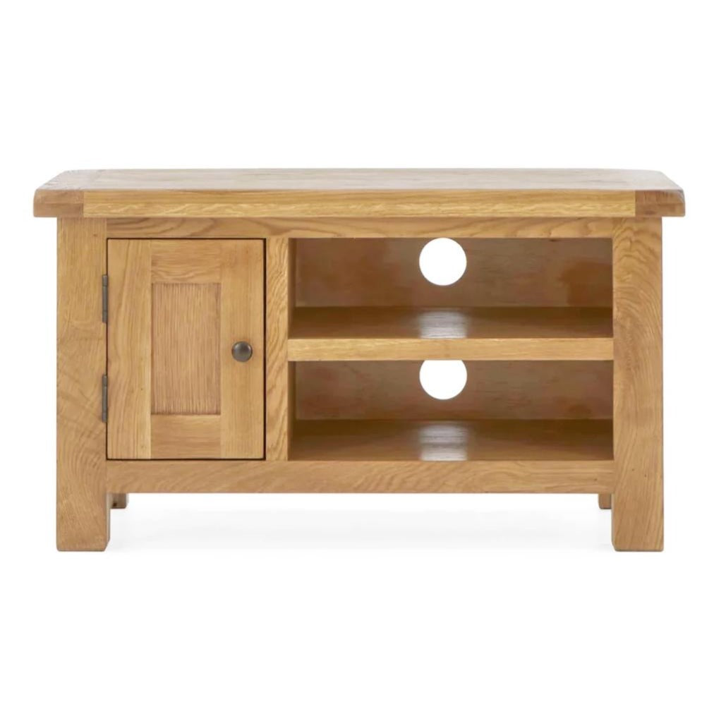 Sailsbury Solid Oak Small TV Unit 90cm Interior Envy sailsbury-solid-oak-small-tv-unit-90cm-interior-envy
