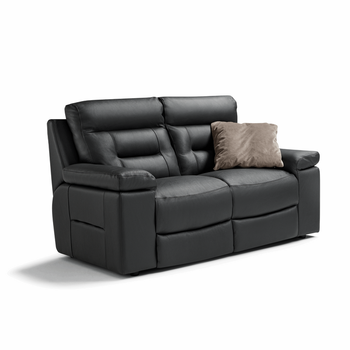 Amalfi Full Grain Italian Leather Sofa & Armchair Collection - Choice Of Colours - The Furniture Mega Store