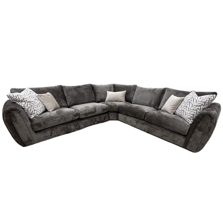 Aaron Modular Corner Sofa - Choice Of Sizes & Fabrics - The Furniture Mega Store