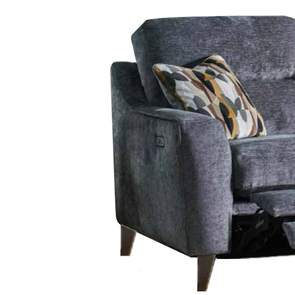 Alice Easy Lounger Power Recliner Armchair & Love Chair Collection - Intergrated USB/USB-C charging ports