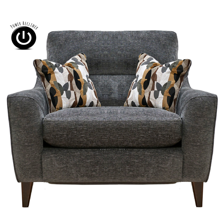 Alice Easy Lounger Power Recliner Armchair & Love Chair Collection - Intergrated USB/USB-C charging ports