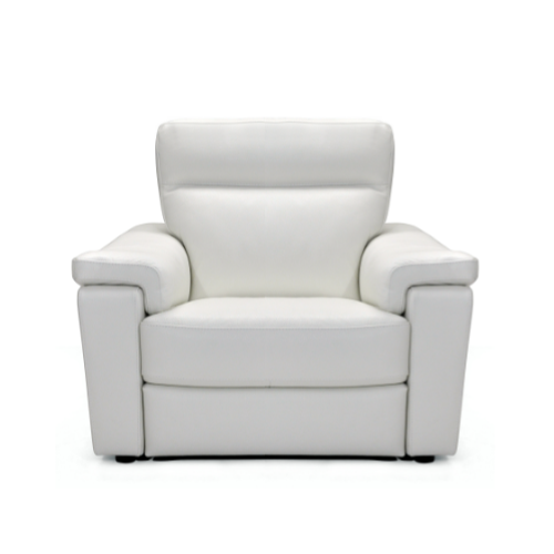 Aliano Luxury Italian Leather Power Recliner Armchair - The Furniture Mega Store