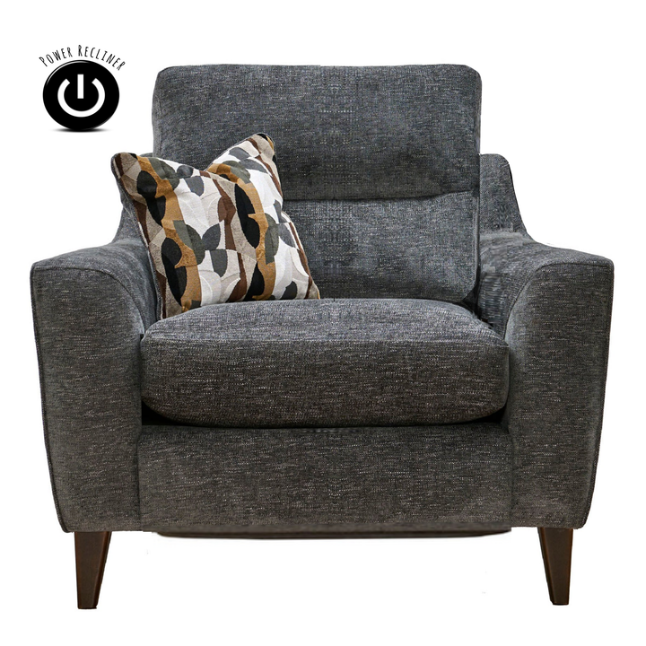 Alice Easy Lounger Power Recliner Armchair & Love Chair Collection - Intergrated USB/USB-C charging ports