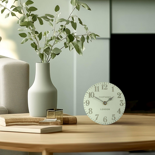 Allure Mantel Clock - Pearl Green - Interior Envy