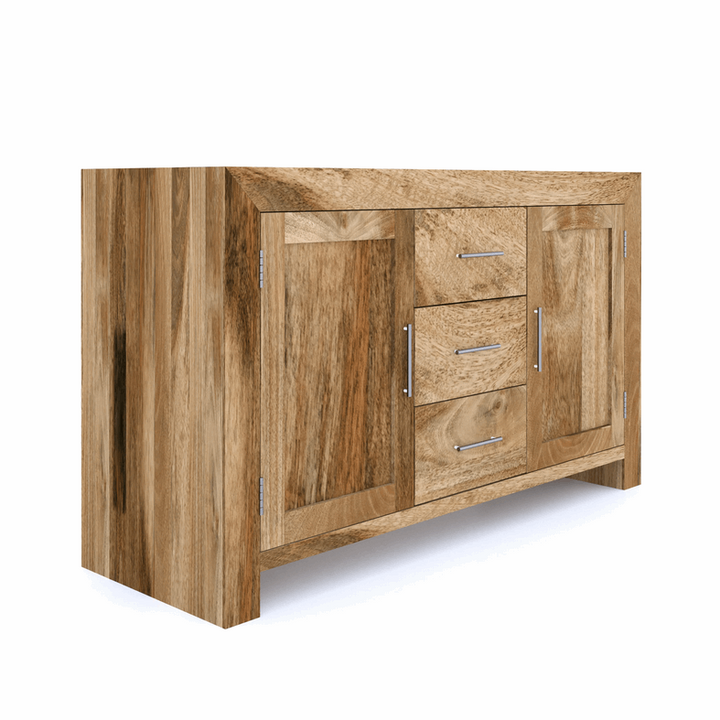 Cuban Mango Wood 2 Door 3 Drawer Sideboard - The Furniture Mega Store