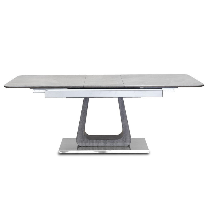Zeus Grey Ceramic Extendable Dining Table - 160cm - 200cm - The Furniture Mega Store