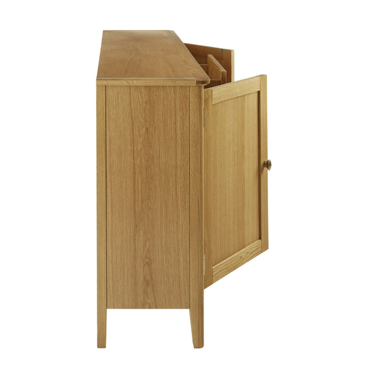 Bath Oak 2 Doors & 3 Drawers Large Sideboard - The Furniture Mega Store