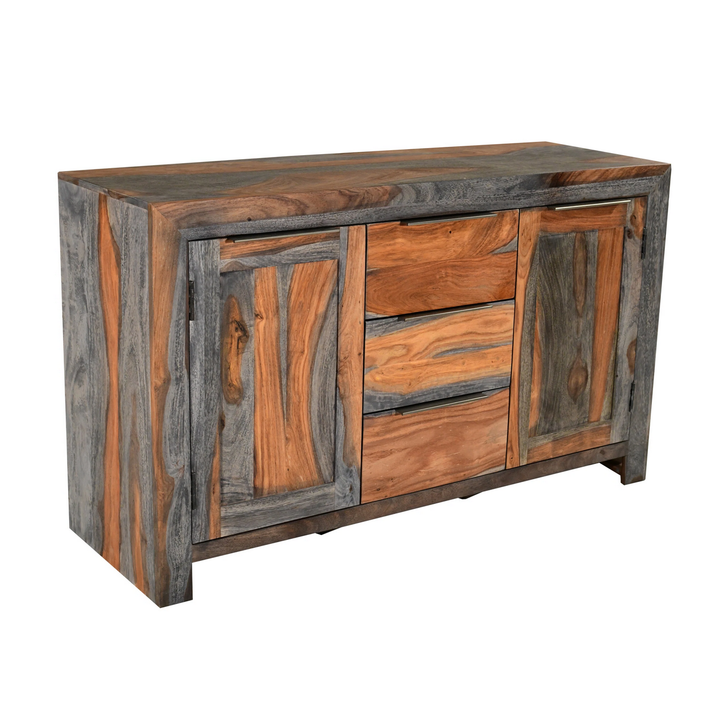 Goa Cube 2 Door 3 Drawer Sideboard - Interior Envy