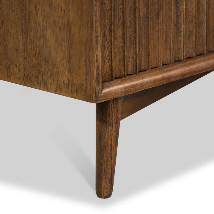 Strand Walnut 2 Door Compact Hall Cupboard - The Furniture Mega Store