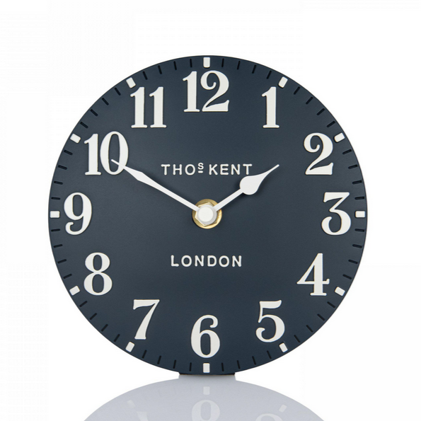 Allure Mantel Clock - Ink Blue - Interior Envy