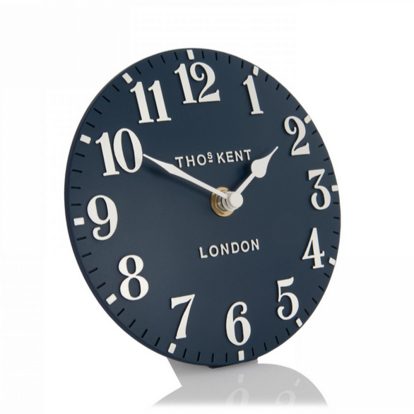 Allure Mantel Clock - Ink Blue - Interior Envy