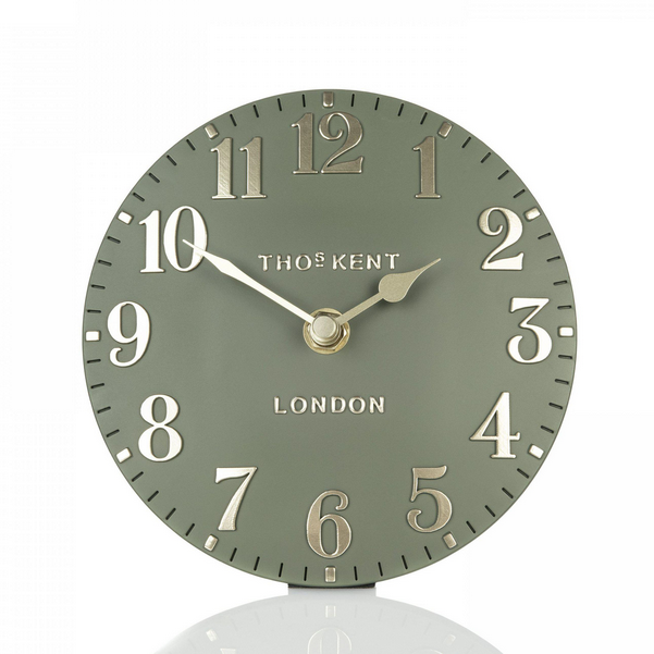 Allure Mantel Clock - Lichen Green - Interior Envy