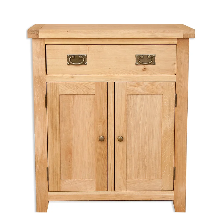 Wiltshire Natural Oak 2 Door Hall Cabinet | Interior Envy