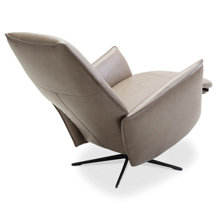 Scott Leather Recliner Swivel Chair - Choice Of Size & Power Or Manual Recliner - The Furniture Mega Store