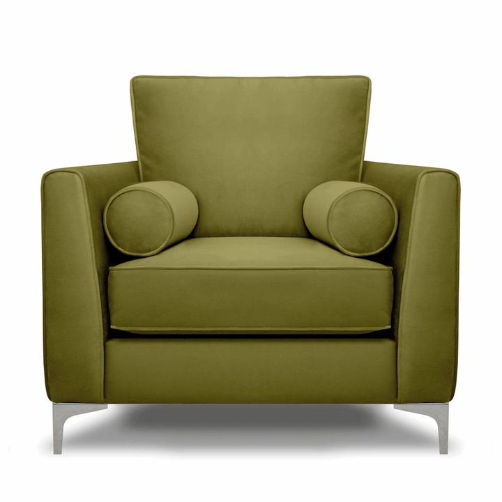 Alena Velvet Chair Collection - Choice Of Sizes & Colours - The Furniture Mega Store