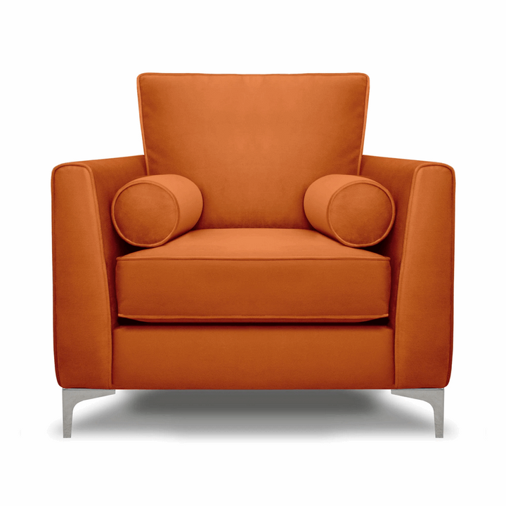 Alena Velvet Chair Collection - Choice Of Sizes & Colours - The Furniture Mega Store