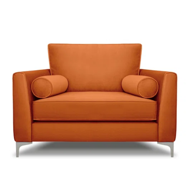 Alena Velvet Chair Collection - Choice Of Sizes & Colours - The Furniture Mega Store