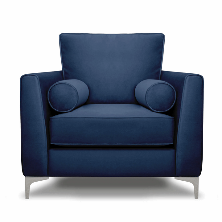 Alena Velvet Chair Collection - Choice Of Sizes & Colours - The Furniture Mega Store