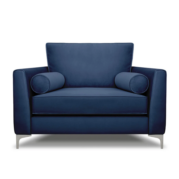 Alena Velvet Chair Collection - Choice Of Sizes & Colours - The Furniture Mega Store