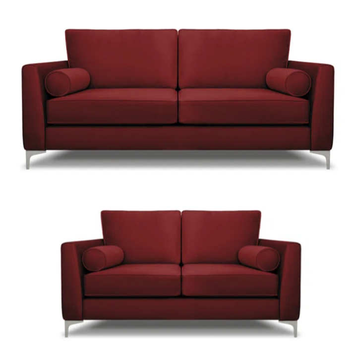 Alena 3 Seater & 2 Seater Sofa Set - Choice Of Colours - The Furniture Mega Store