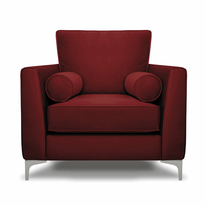 Alena Velvet Chair Collection - Choice Of Sizes & Colours - The Furniture Mega Store