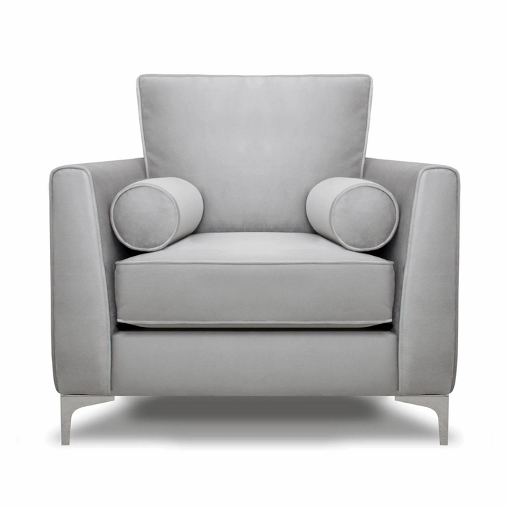 Alena Velvet Chair Collection - Choice Of Sizes & Colours - The Furniture Mega Store