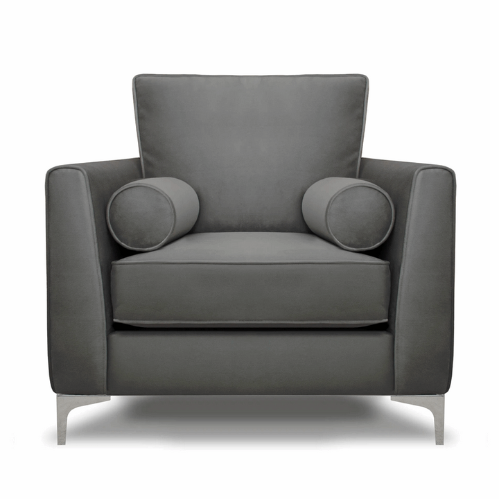 Alena Velvet Chair Collection - Choice Of Sizes & Colours - The Furniture Mega Store