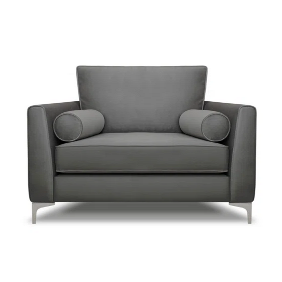 Alena Velvet Chair Collection - Choice Of Sizes & Colours - The Furniture Mega Store