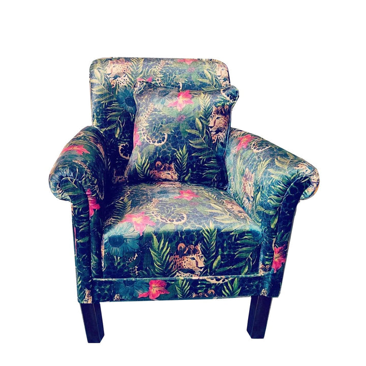 York Accent Chair - Choice Of Fabrics & Feet - The Furniture Mega Store