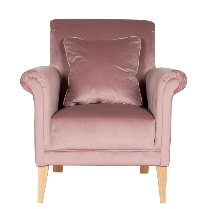 York Accent Chair - Choice Of Fabrics & Feet - The Furniture Mega Store