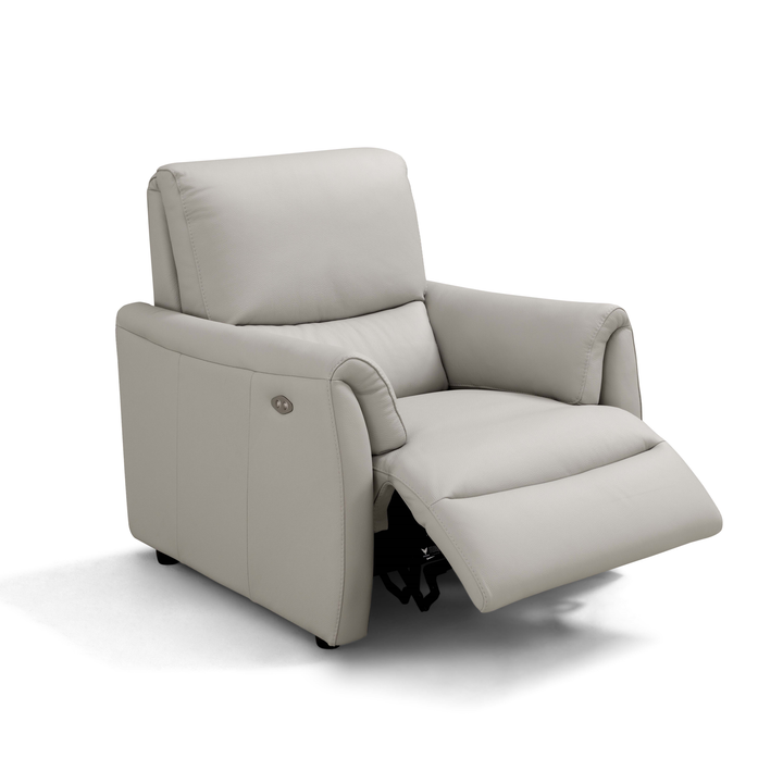 Ziwa Italian Leather Power Recliner Sofa Collection - Choice Of Sizes & Leathers - The Furniture Mega Store