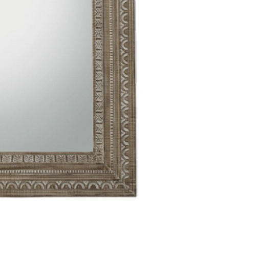 Agara Carved Detail Large Leaner Mirror - 180cm - Interior Envy