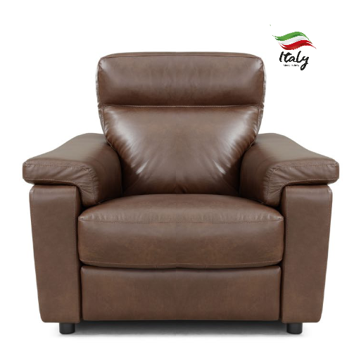 Aliano Luxury Italian Leather Power Recliner Armchair - Interior Envy