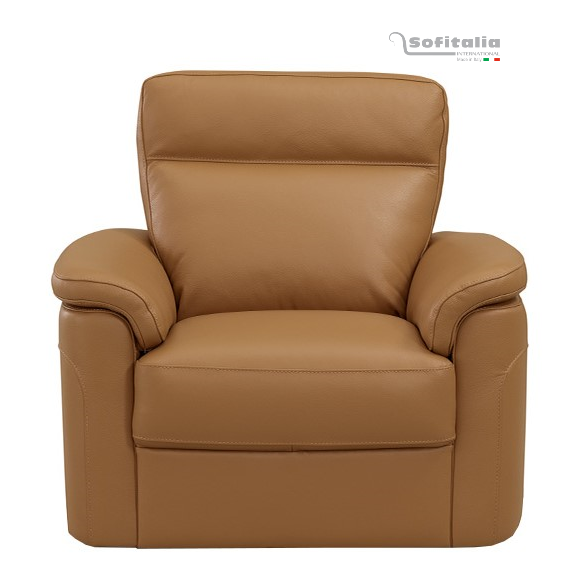 Argenta Italian Leather Armchair - Standard Or Power Recliner - Interior Envy