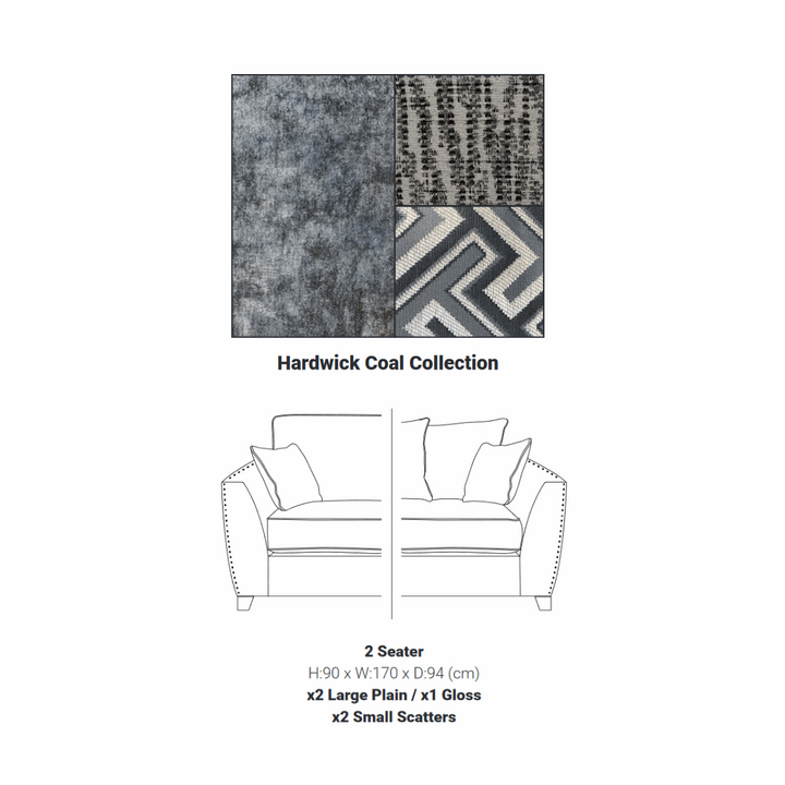 Amora Fabric Sofa & Armchair Collection - The Furniture Mega Store