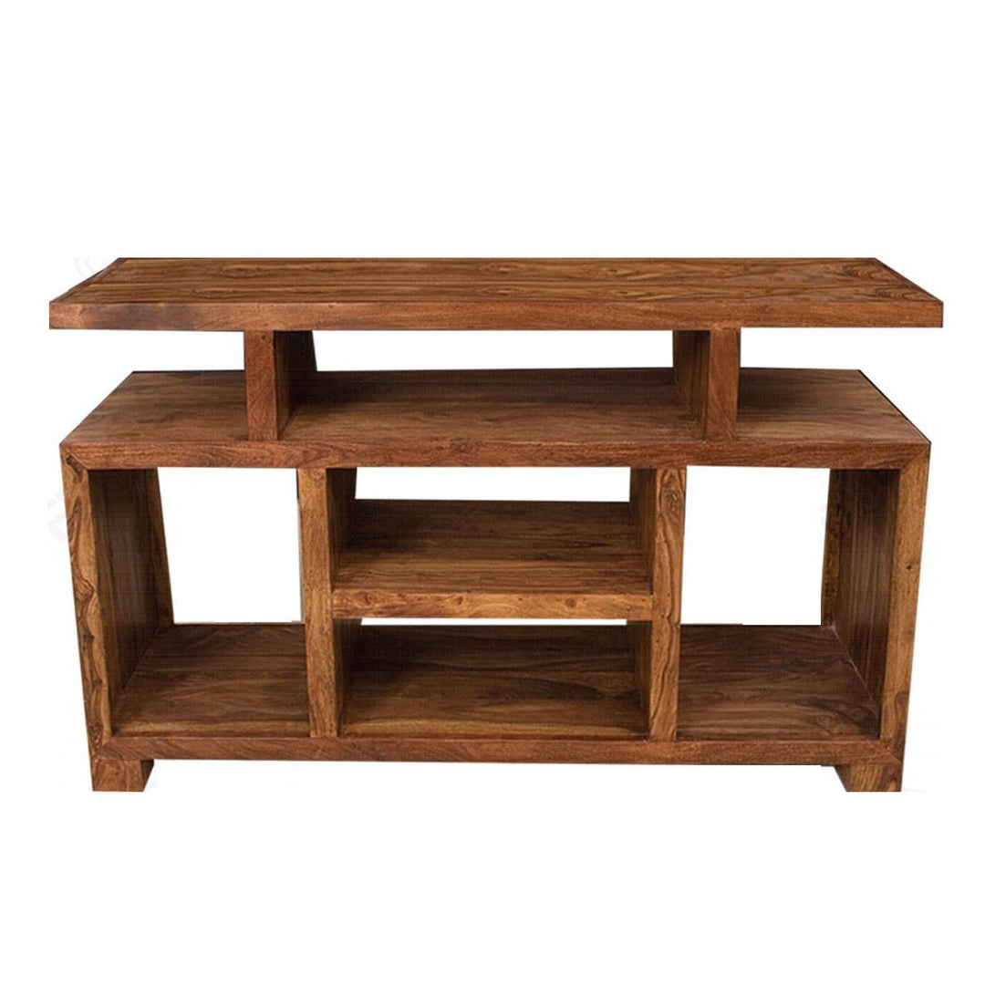 Cuban Petite Sheesham Entertainment Media Unit - 105cm - The Furniture Mega Store