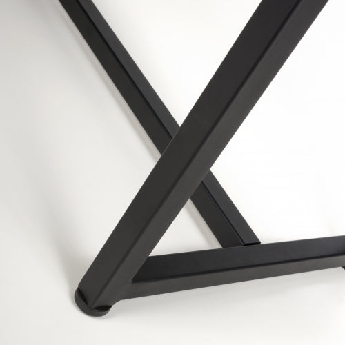 Archie Grey Leather Effect Dining Bench - 120cm - The Furniture Mega Store