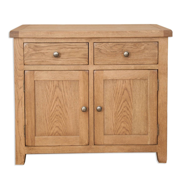 Wiltshire Country Oak 2 Door 2 Drawer Medium Sideboard - The Furniture Mega Store